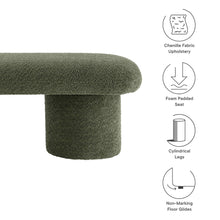 Load image into Gallery viewer, Orla Chenille Upholstered Bench (2 Colors) [Online Only]
