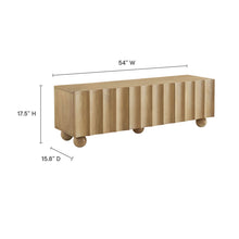 Load image into Gallery viewer, Sorren Scalloped 54" Wood TV Stand [Online Only]
