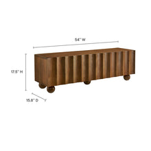 Load image into Gallery viewer, Sorren Scalloped 54" Wood TV Stand [Online Only]
