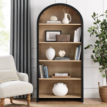 Load image into Gallery viewer, Evie Arched Wide Bookcase Display Cabinet [Online Only]
