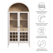 Load image into Gallery viewer, Nolan Arched Bar Cabinet [Online Only]
