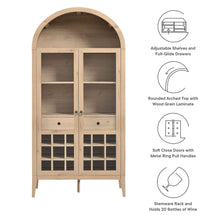 Load image into Gallery viewer, Nolan Arched Bar Cabinet [Online Only]
