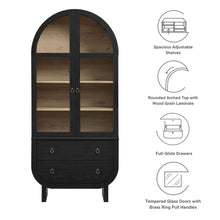 Load image into Gallery viewer, Nyx Arched Display Cabinet [Online Only]
