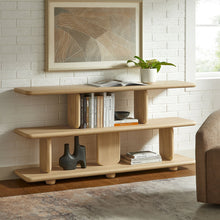 Load image into Gallery viewer, Lyle Sculptural 2-Tier Bookshelf (2 Colors) [Online Only]
