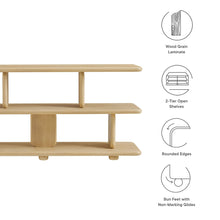 Load image into Gallery viewer, Lyle Sculptural 2-Tier Bookshelf (2 Colors) [Online Only]
