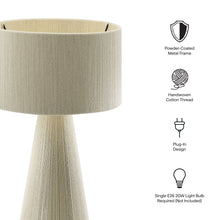 Load image into Gallery viewer, Gia Handwoven Cotton Thread Table Lamp by Modway [Online Only]
