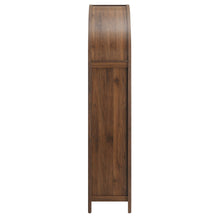 Load image into Gallery viewer, Calista 79" Tall Wide Rattan Arched Storage Cabinet [Online Only]
