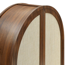 Load image into Gallery viewer, Calista 79" Tall Wide Rattan Arched Storage Cabinet [Online Only]
