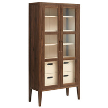 Load image into Gallery viewer, Nell 71" Glass Door Tall Display Storage Cabinet [Online Only]
