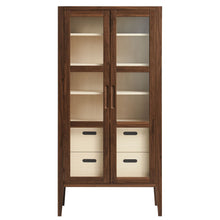 Load image into Gallery viewer, Nell 71" Glass Door Tall Display Storage Cabinet [Online Only]
