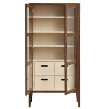 Load image into Gallery viewer, Nell 71" Glass Door Tall Display Storage Cabinet [Online Only]
