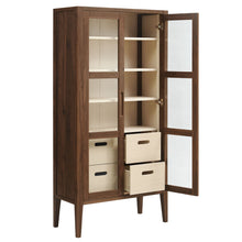 Load image into Gallery viewer, Nell 71" Glass Door Tall Display Storage Cabinet [Online Only]
