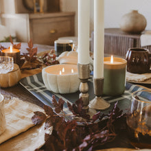 Load image into Gallery viewer, Cashmere and Vanilla Soy Candle - Cement Pumpkin Jar - 13.5 oz [Online Only]
