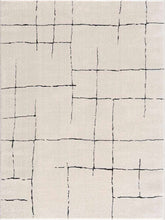 Load image into Gallery viewer, Koume Beige Maze Area Rug [Online Only]
