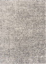 Load image into Gallery viewer, Keita Cream &amp; Black Grid Plush Rug [Online Only]
