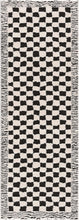 Load image into Gallery viewer, Leryn Black &amp; White Checkered Area Rug [Online Only]
