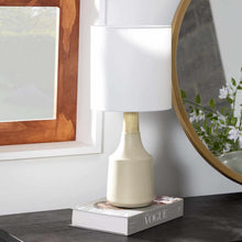 Load image into Gallery viewer, Gattaran Ivory &amp; White Table Lamp [Online Only]

