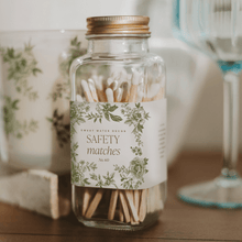 Load image into Gallery viewer, Green Delft White Tip Safety Matches - 60 Count, 3.75" [Online Only]
