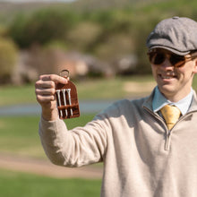 Load image into Gallery viewer, Fine Leather Golf Bag Tag and Tee Holder | Holtz Leather Co.
