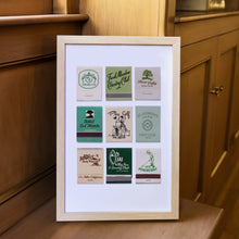 Load image into Gallery viewer, Golf Matchbook Poster w/Frame Options [Online Only]
