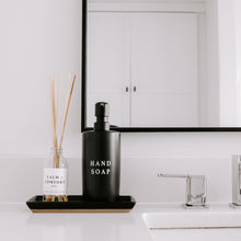 Load image into Gallery viewer, Black Stoneware Hand Soap Dispenser [Online Only]
