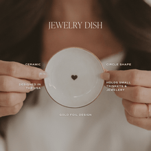 Load image into Gallery viewer, Gold Heart Jewelry Dish [Online Only]
