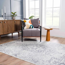 Load image into Gallery viewer, Akram Antrasit Flat Pile Washable Rug [Online Only]

