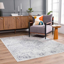Load image into Gallery viewer, Akram Antrasit Flat Pile Washable Rug [Online Only]
