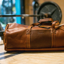 Load image into Gallery viewer, The Vintage Overnighter Gym or Duffel Bag | Holtz Leather Co.
