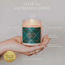 Load image into Gallery viewer, Let It Snow Soy Candle - Patterned 9 oz Clear Jar [Online Only]
