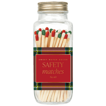 Load image into Gallery viewer, Holiday Red, Green, White Tip Safety Matches - 60 Count, 3.75" [Online Only]
