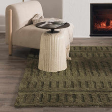Load image into Gallery viewer, Washable Wool Rug - Green [Online Only]
