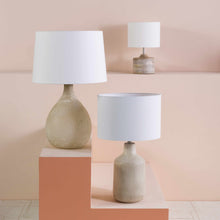 Load image into Gallery viewer, Quezon Beige Resin Table Lamp [Online Only]
