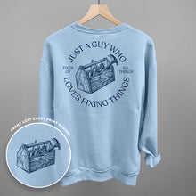 Load image into Gallery viewer, Just A Guy Who Loves Fixing Things Shirt (Back Print) [Online Only]
