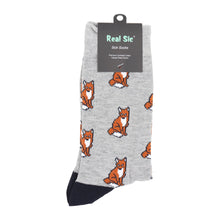 Load image into Gallery viewer, Sitting Fox Animal Socks [Online Only]
