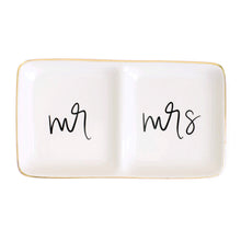 Load image into Gallery viewer, Mr. and Mrs. Jewelry Dish [Online Only]
