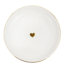 Load image into Gallery viewer, Gold Heart Jewelry Dish [Online Only]
