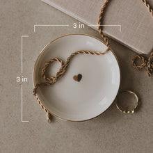 Load image into Gallery viewer, Gold Heart Jewelry Dish [Online Only]
