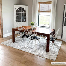 Load image into Gallery viewer, Keita Cream &amp; Black Grid Plush Rug [Online Only]
