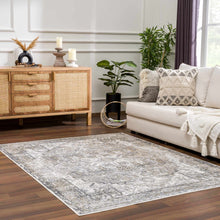 Load image into Gallery viewer, Hera Olive Boutique Washable Rug [Online Only]
