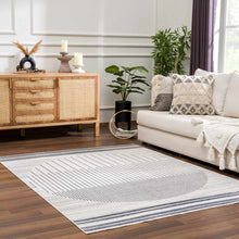 Load image into Gallery viewer, Thad Medium Gray Washable Area Rug [Online Only]
