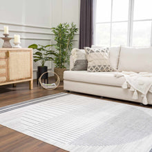 Load image into Gallery viewer, Thad Medium Gray Washable Area Rug [Online Only]
