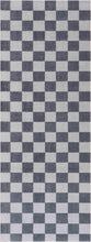 Load image into Gallery viewer, Alie Blue Gray Checkered Washable Rug [Online Only]
