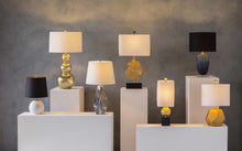 Load image into Gallery viewer, Coleford Gold Geometric Table Lamp [Online Only]
