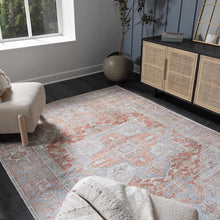 Load image into Gallery viewer, Rust Maayon Washable Rug [Online Only[
