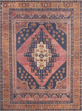 Load image into Gallery viewer, Malamote Vintage Flat Pile Washable Rug [Online Only]
