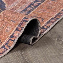 Load image into Gallery viewer, Malamote Vintage Flat Pile Washable Rug [Online Only]
