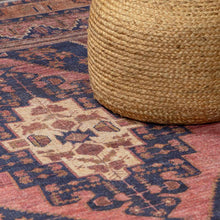 Load image into Gallery viewer, Malamote Vintage Flat Pile Washable Rug [Online Only]
