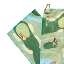 Load image into Gallery viewer, Golf Scene Towel | Match South x Claire Nilan [Online Only]
