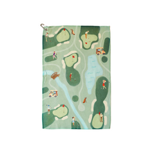 Load image into Gallery viewer, Golf Scene Towel | Match South x Claire Nilan [Online Only]

